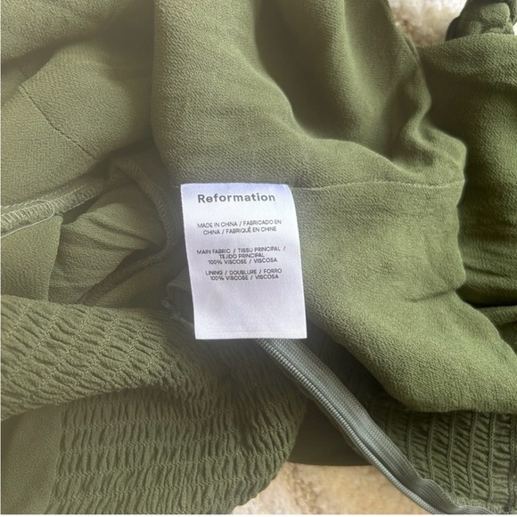 Reformation Sawtelle Sweetheart Blouse Size 8 - Picture 11 of 11